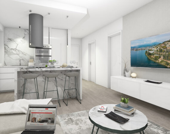 render 3d di una casa
