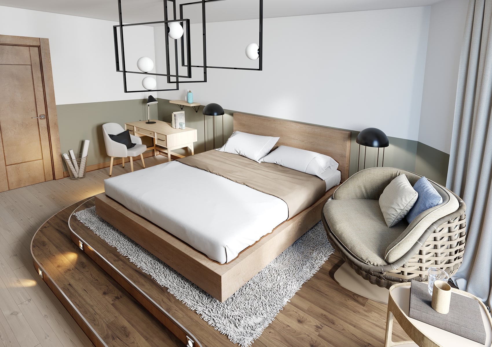 letto con soppalco fisso